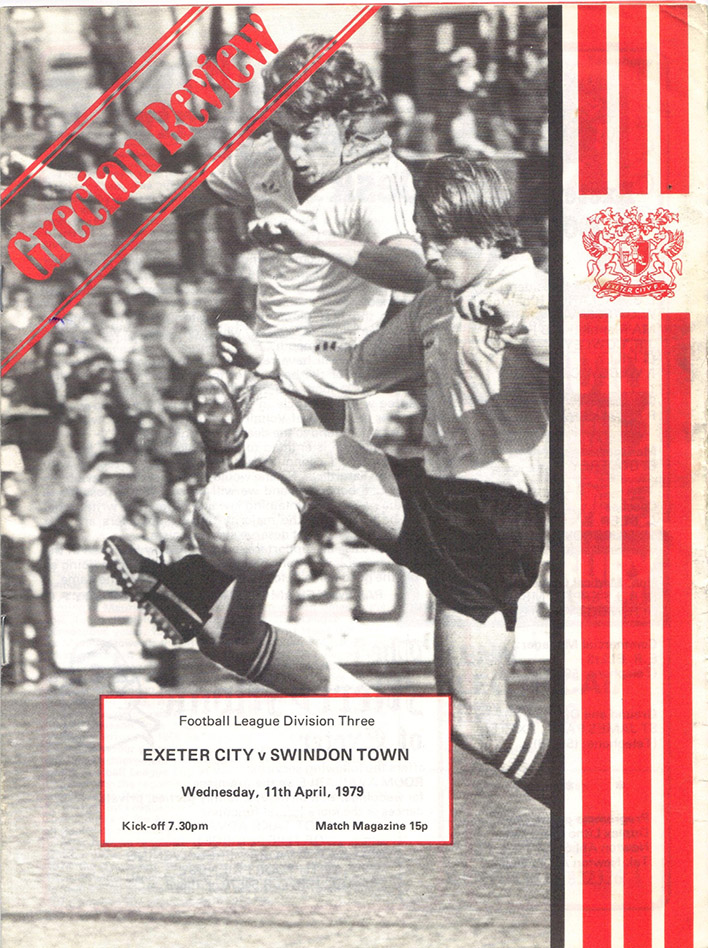 <b>Wednesday, April 11, 1979</b><br />vs. Exeter City (Away)